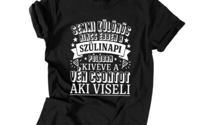 Poénos pólók bűvöletében